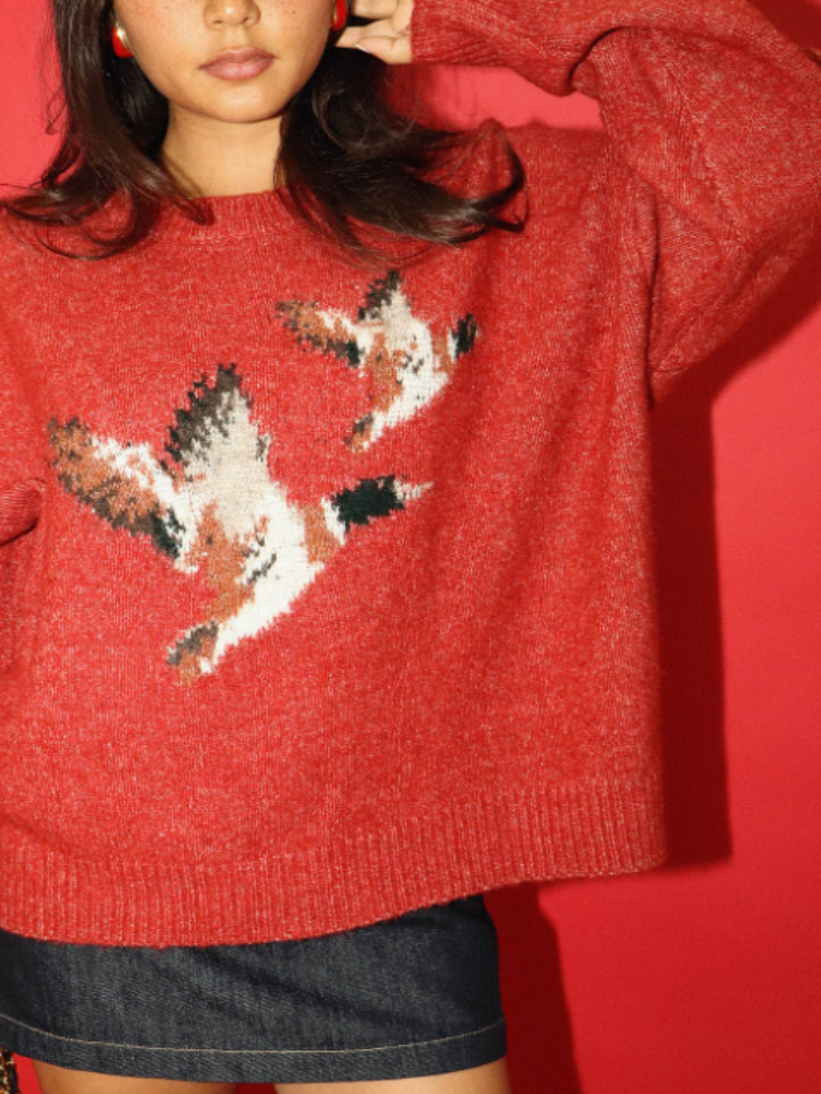 Flying Ducks Sweater