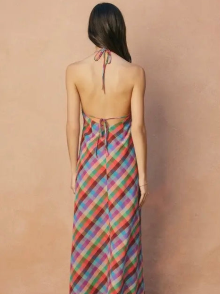 Vibrant Vines Triangle Maxi