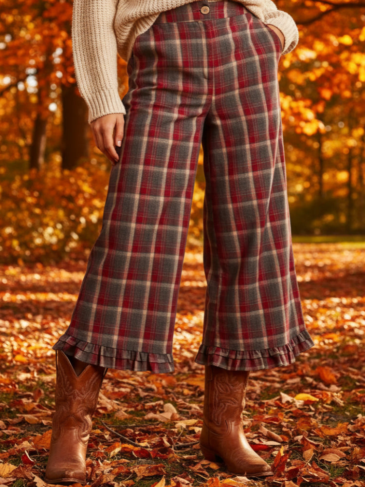 Plaid Classic Trouser