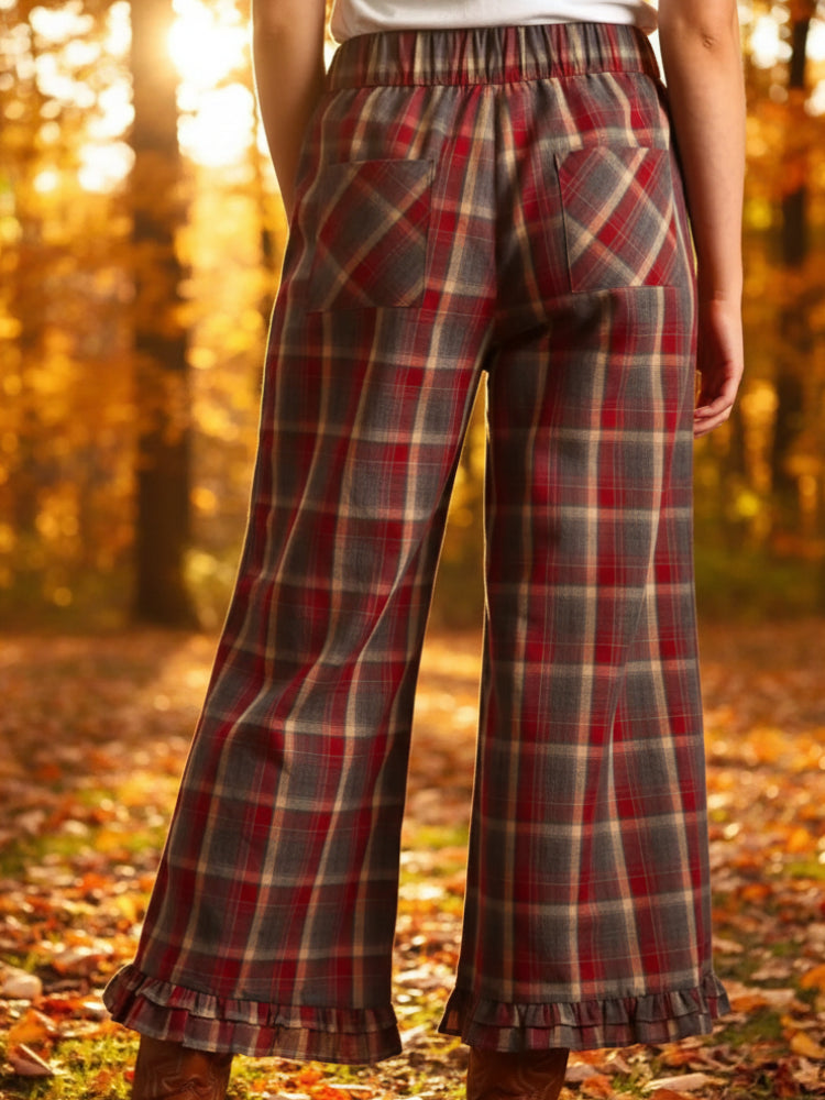 Plaid Classic Trouser