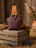 Contrast Bucket Sling Bag