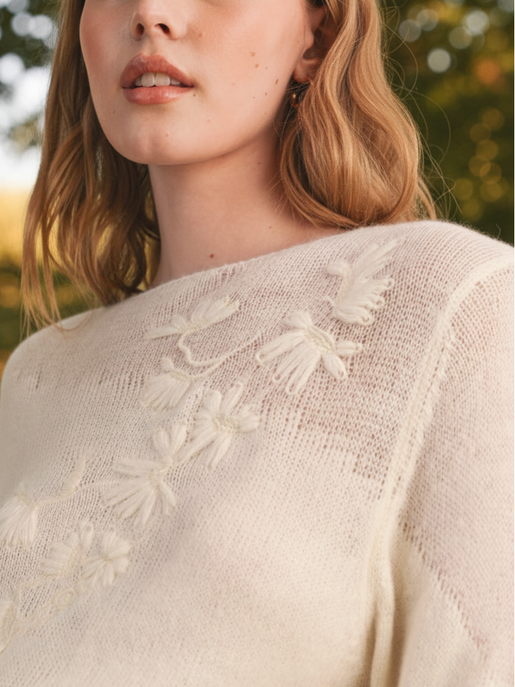 Cloud Dancer Sweater