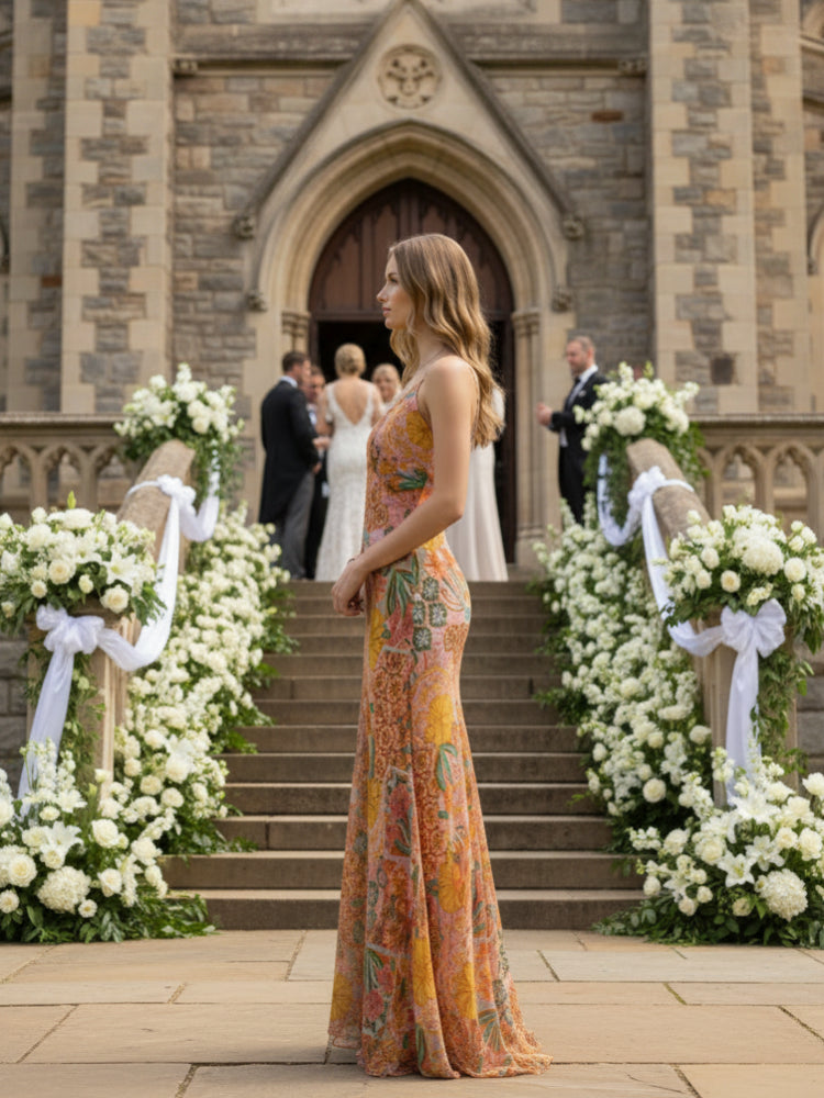 Mermaid Frill Maxi