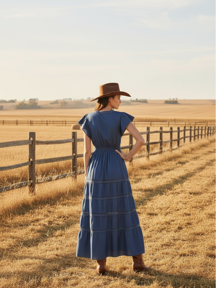 Chambray Maxi