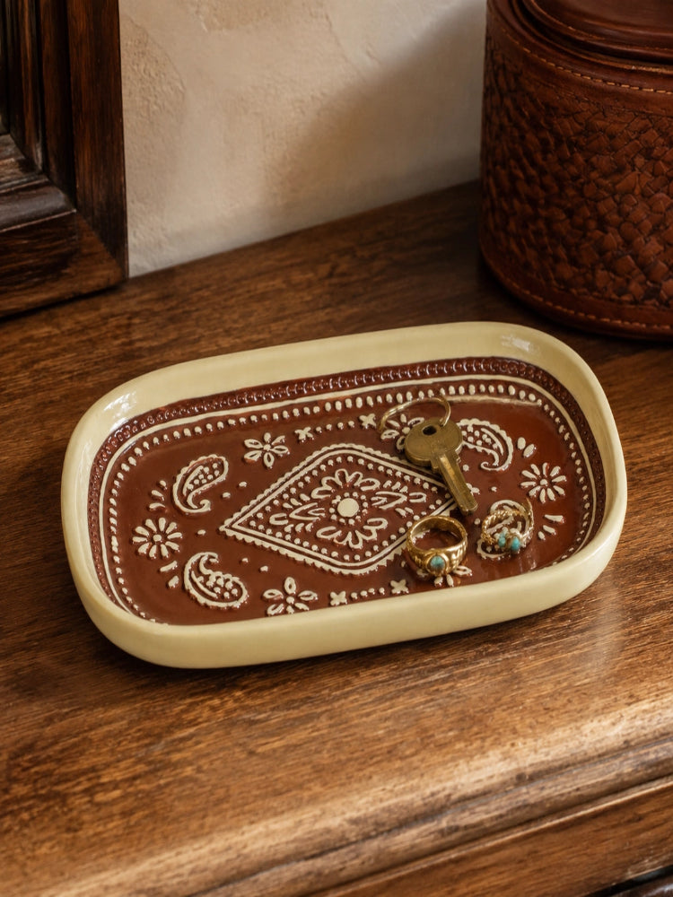 Paisley Trinket Dish