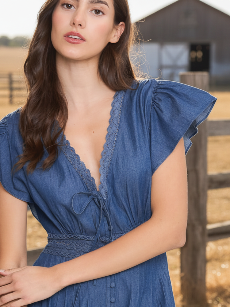 Chambray Maxi