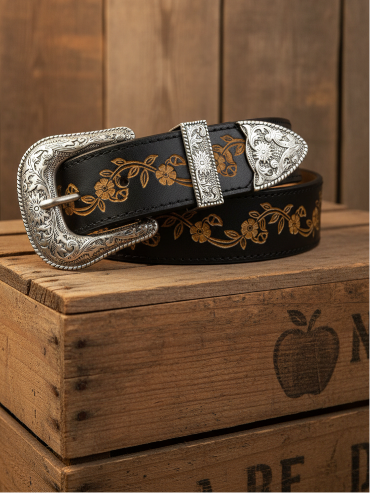 Western Tooled belt