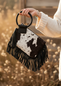 Cowhide Wristlet