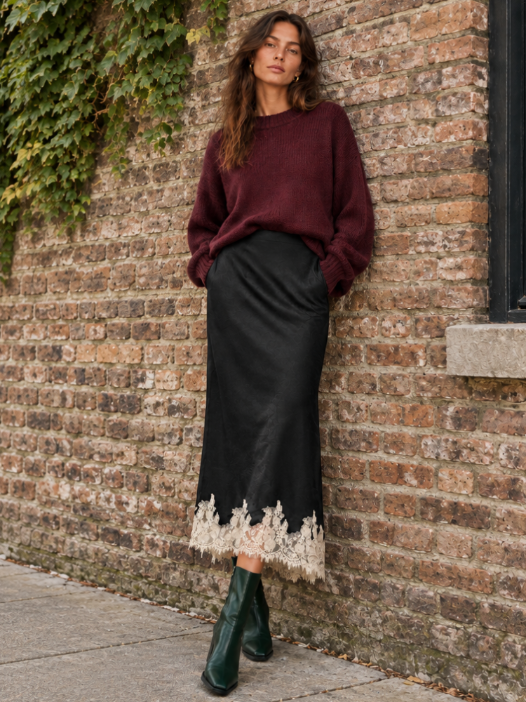 Able Satin Skirt