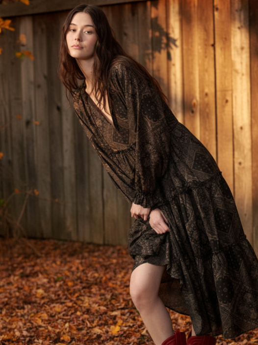 Bandana Long Dress