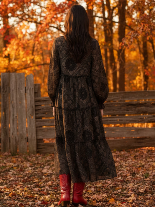 Bandana Long Dress