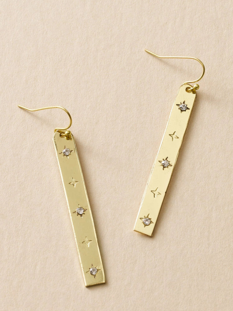 Sitara Starry Long Linear Earring