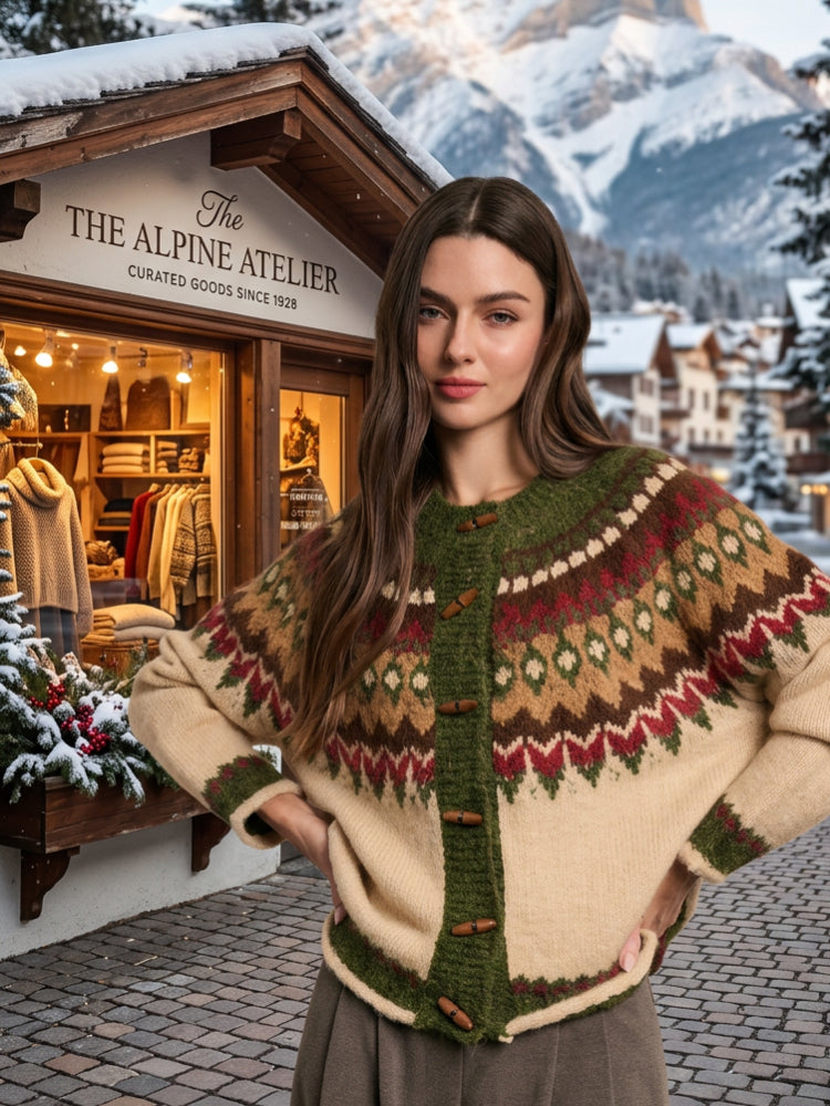 Nordic Fair Isle Cardigan