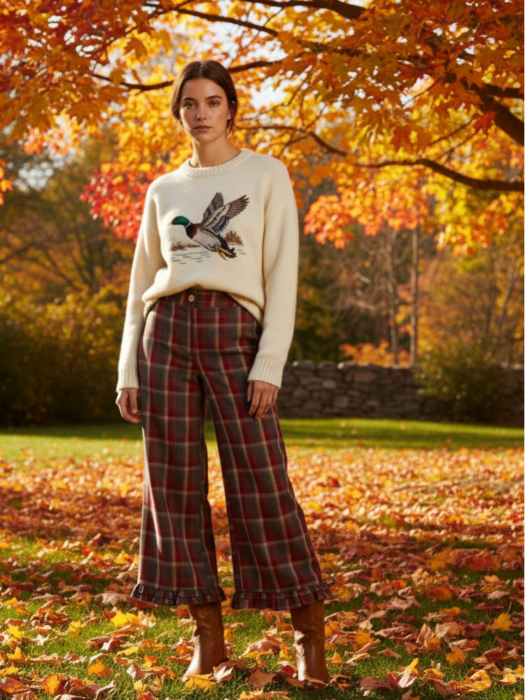 Plaid Classic Trouser