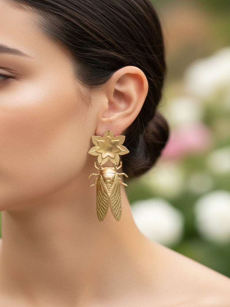 Cicada Earring