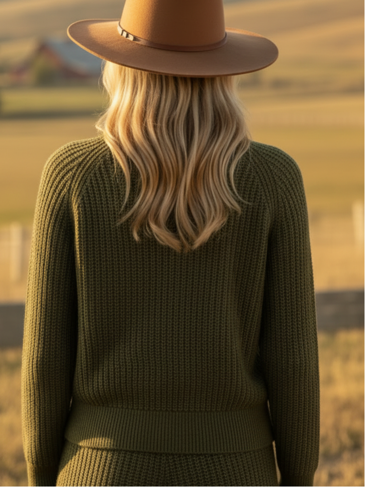 Olive Crew Pullover