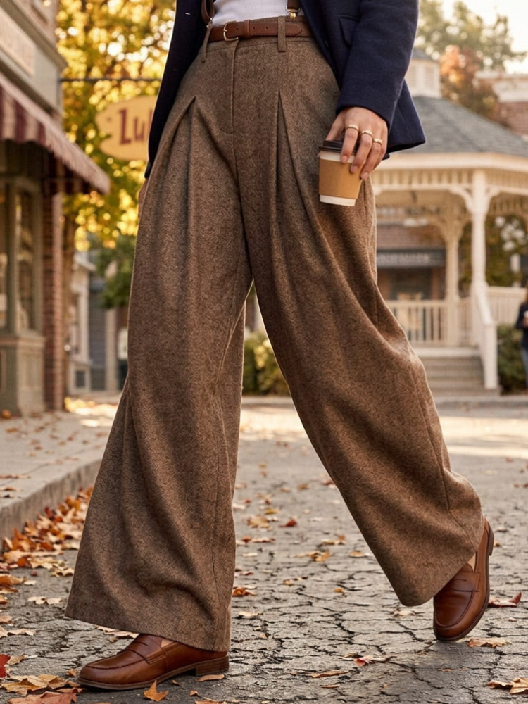 Tweed Inverted Trouser