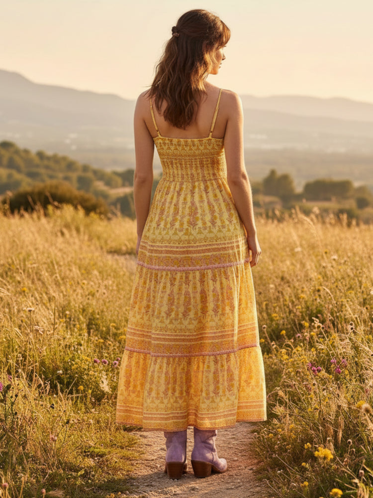 Jordan Golden Apricot Dress